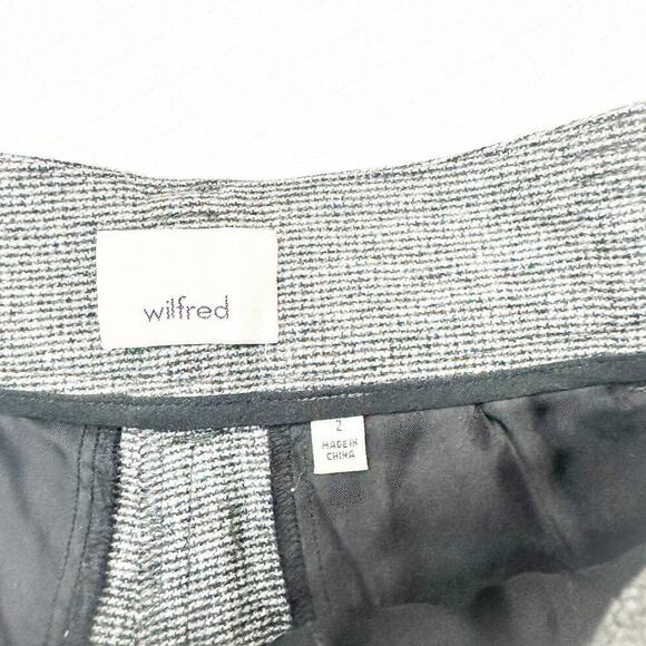 Wilfred Wool Cashmere Belted Slack Pants Wff4-6606-37 SIze 2 - Picture 5 of 9